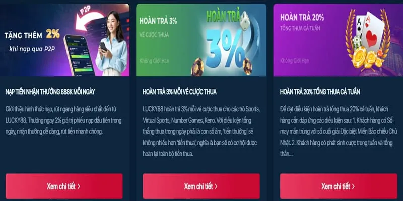 Nạp tiền qua ví điện tử ZaloPay, MoMo tại 55vin